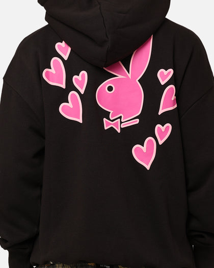Playboy PB Heart Hoodie Black