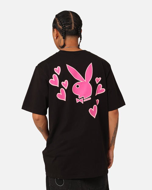 Playboy PB Heart T-Shirt Black