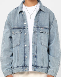 Tommy Jeans Aiden Oversized Denim Jacket Denim Light