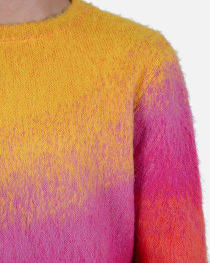 MNML Brushed Gradient Sweater Multi-Coloured