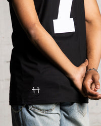 Saint Morta College Lafayette T-Shirt Black/White