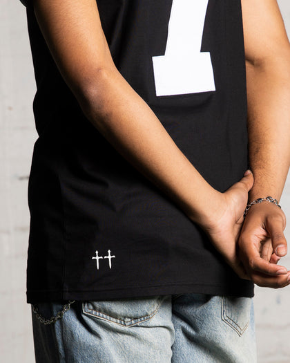 Saint Morta College Lafayette T-Shirt Black/White