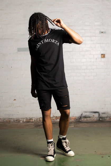 Saint Morta College Lafayette T-Shirt Black/White