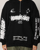 Loiter Rave Zip Hoodie Black