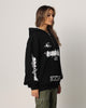 Loiter Rave Zip Hoodie Black