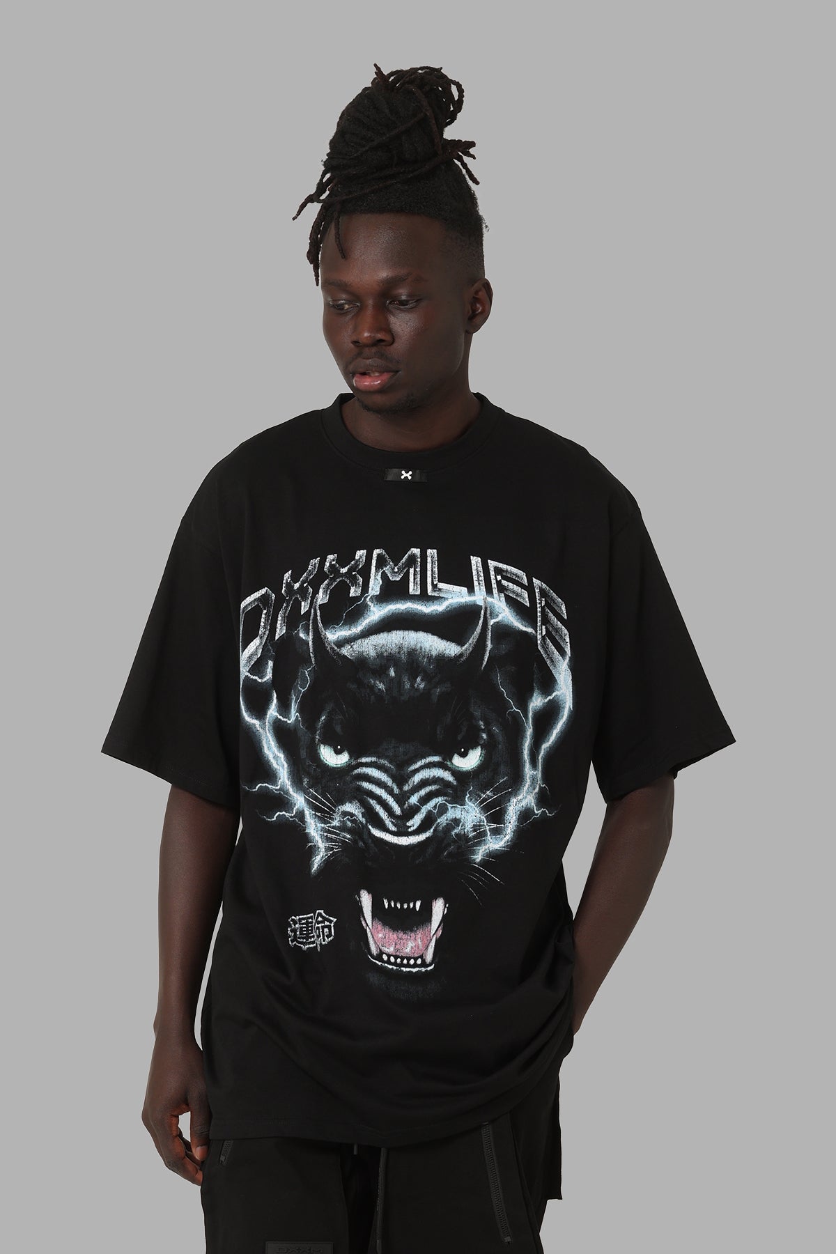 DXXMLife Panther Baggy T-Shirt Black | Culture Kings