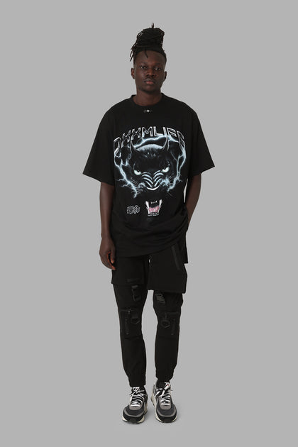 DXXMLife Panther Baggy T-Shirt Black