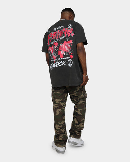 Loiter Firestarter Tour Ultra Premium Vintage T-Shirt Black Wash