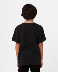Shortie X DC Kids' Batman Comic Vintage T-Shirt Black Wash