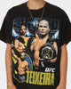 UFC By Goat Crew Glover Teixeira Vintage T-Shirt Black Wash