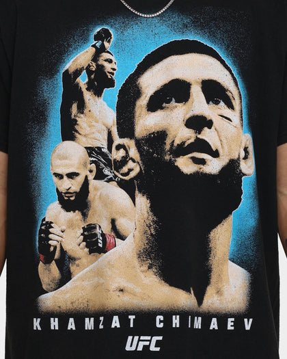 UFC By Goat Crew Khamzat Chimaev Vintage T-Shirt Black Wash