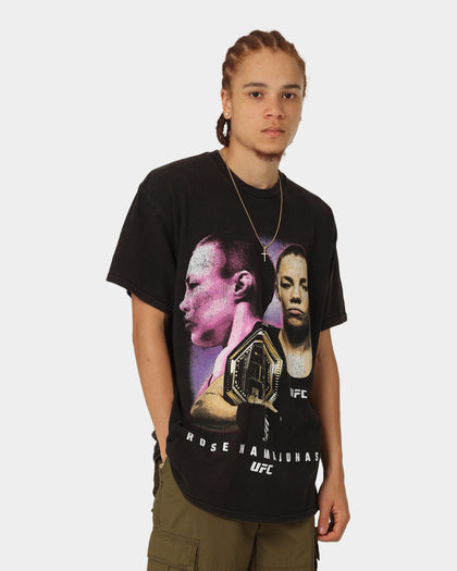 UFC By Goat Crew Rose Namajunas Vintage T-Shirt Black Wash