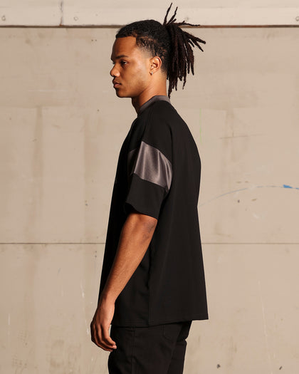 Saint Morta Box Panel T-Shirt Black