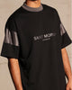 Saint Morta Box Panel T-Shirt Black