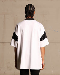 Saint Morta Box Panel T-Shirt White