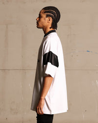 Saint Morta Box Panel T-Shirt White