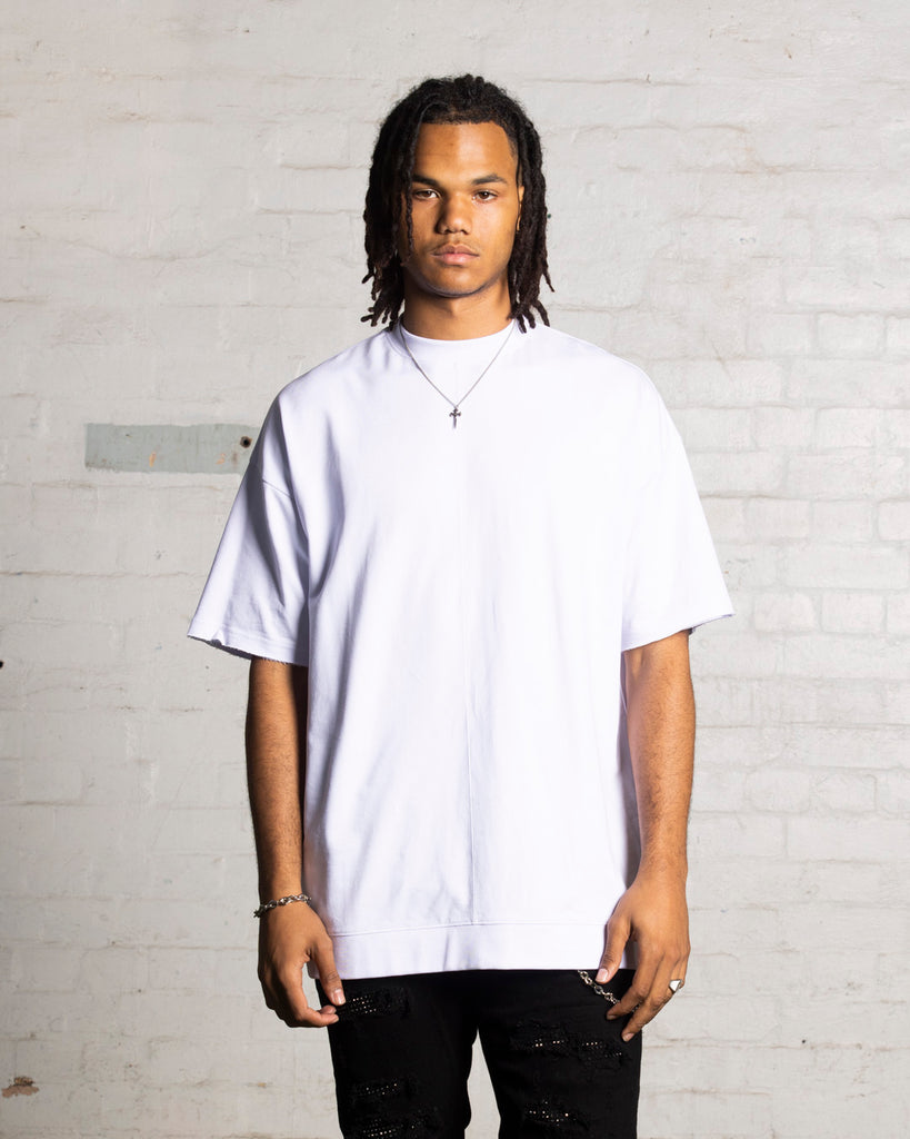 Saint Morta Shadow Boxy T-Shirt White | Culture Kings