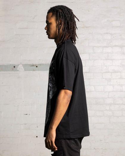 Saint Morta Snake Eyes Boxy T-Shirt Black