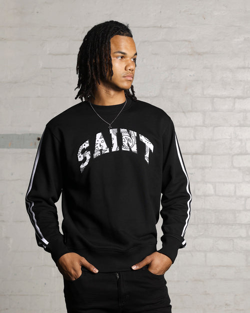 Saint Morta La Palla Box Crewneck Black/White