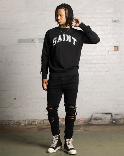 Saint Morta La Palla Box Crewneck Black/White