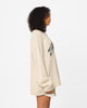 Stussy Women's Smooth Stock Oversized Knitted Sweater Cream