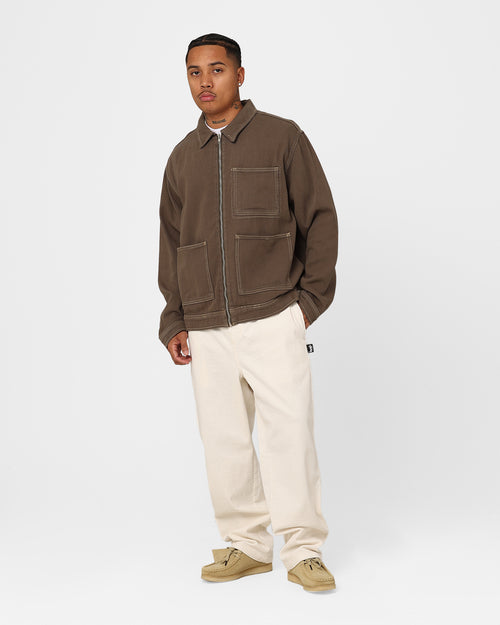 Stussy Twill Work Jacket Olive