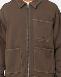 Stussy Twill Work Jacket Olive