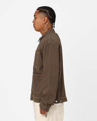 Stussy Twill Work Jacket Olive