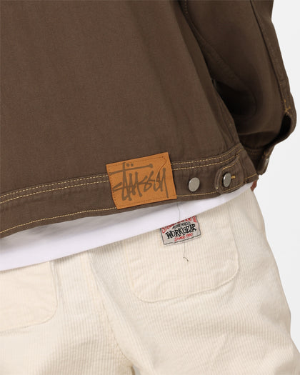 Stussy Twill Work Jacket Olive
