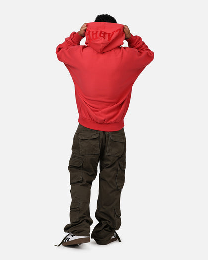 Carre Arch Oversized Hoodie Red