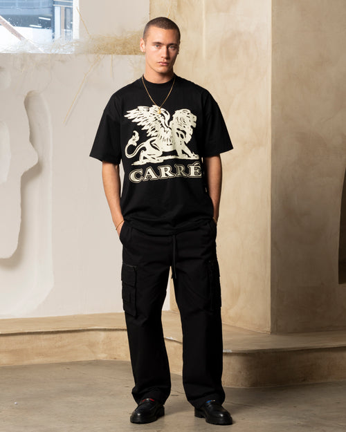 Carre Brave Oversized T-Shirt Black