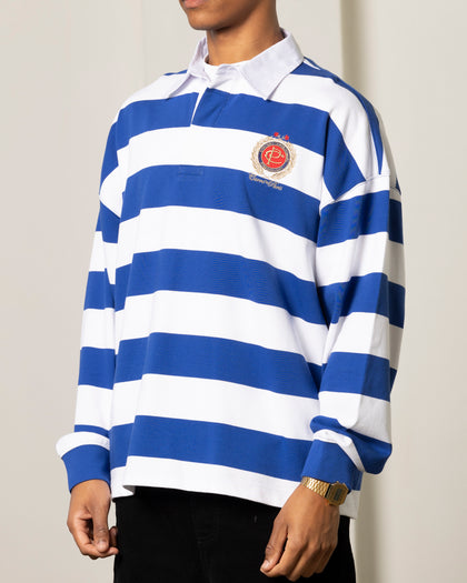 Carre Offside Rugby Polo Shirt Navy/White