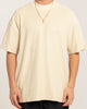 Carre Terry Oversized T-Shirt Light Stone