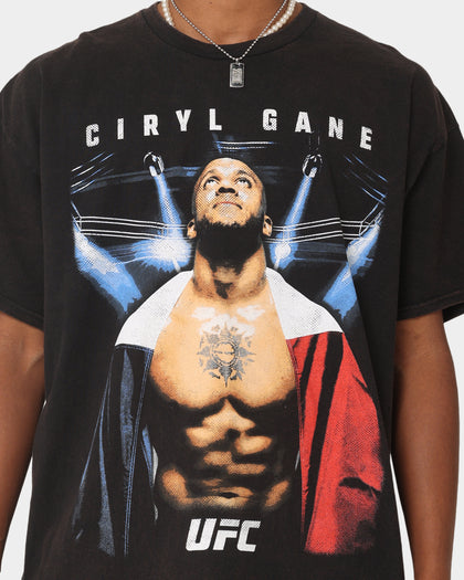 UFC By Goat Crew Ciryl Gane Vintage T-Shirt Black Wash