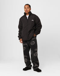 Stussy Dragon Sherpa Jacket Black
