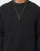 Stussy Strand Knit Crewneck Black