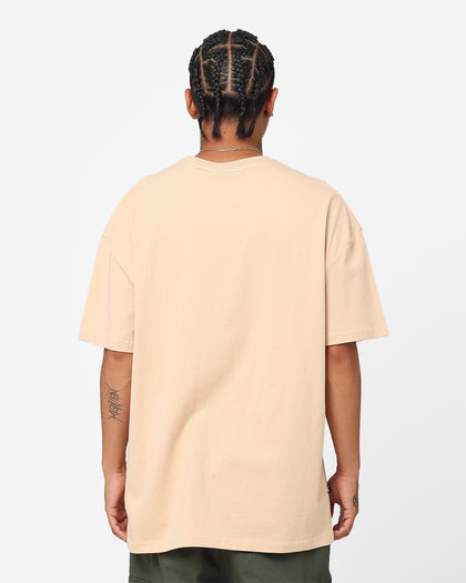 Stussy Tonal Stock Oversized Heavy Weight T-Shirt Pigment Cream