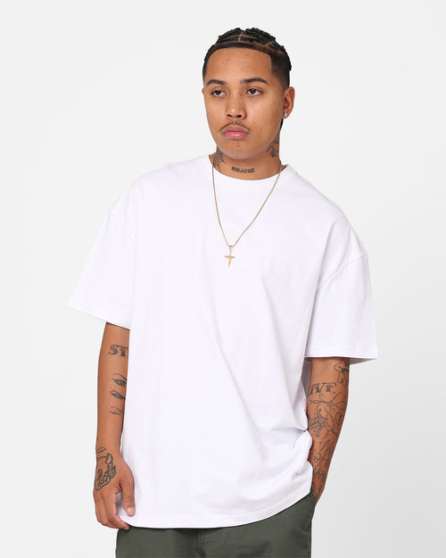 Stussy Tonal Stock Oversized Heavy Weight T-Shirt White