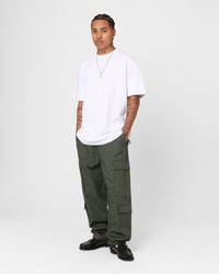 Stussy Tonal Stock Oversized Heavy Weight T-Shirt White