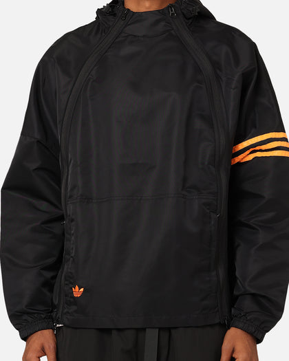 Adidas Neuclassics+ Dual Zip Windbreaker Black/Semi Impact Orange