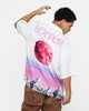 Loiter Mountain Range Button Up T-Shirt Off White