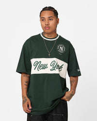 New Era New York Yankees Panel T-Shirt Dark Green