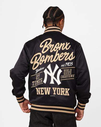 New Era New York Yankees Satin Jacket Navy