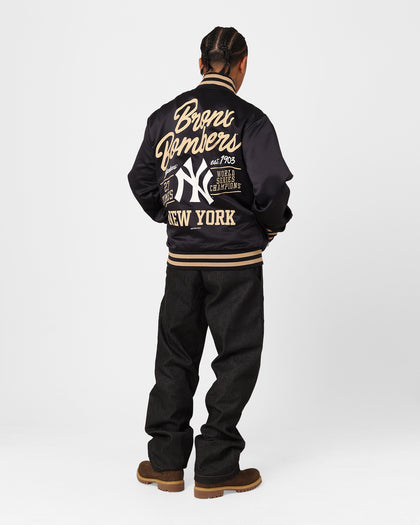 New Era New York Yankees Satin Jacket Navy