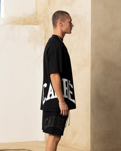 Carre Double Arch Oversized T-Shirt Black