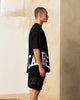 Carre Double Arch Oversized T-Shirt Black