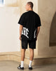 Carre Double Arch Oversized T-Shirt Black