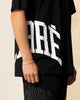 Carre Double Arch Oversized T-Shirt Black