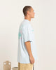 Carre Monte Carlo Oversized T-Shirt Light Blue