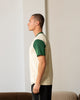 Carre Script Two Tone T-Shirt Off White